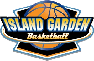 Island Garden Basketball Logo PNG Image