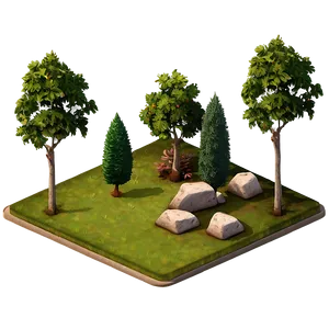 Isometric Grid For Landscape Design Png 5 PNG Image