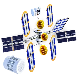 Iss Communication Satellite Png 14 PNG Image