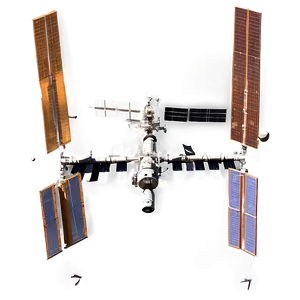 Iss Passing Moon Transparent Background Png Imc16 PNG Image