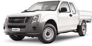 Isuzu D Max Pickup Truck Profile View PNG Image