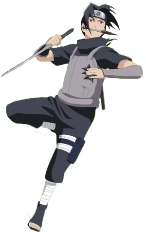 Itachi_ Uchiha_ Action_ Pose PNG Image