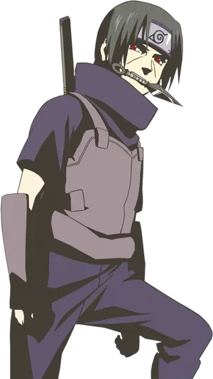 Itachi Uchiha Anime Character PNG Image