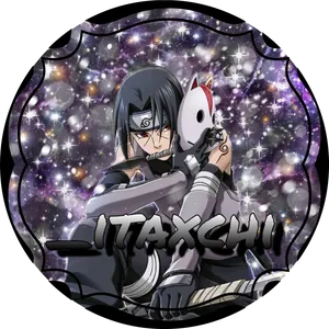 Itachi Uchiha Anime Sticker PNG Image