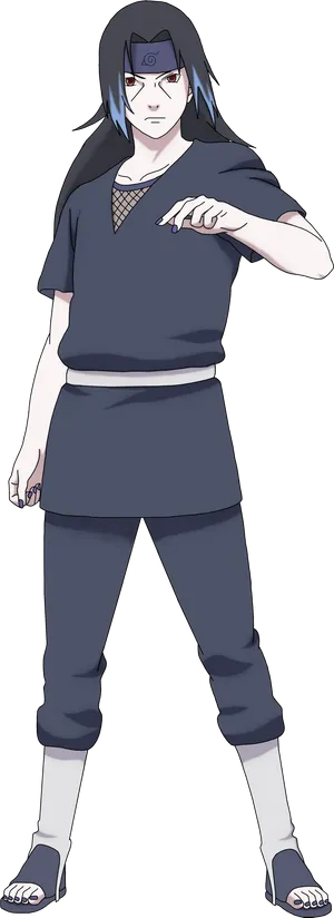 Itachi Uchiha Standing Pose PNG Image