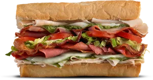 Italian Deli Sub Sandwich.png PNG Image