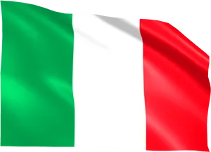 Italian Flag Waving PNG Image