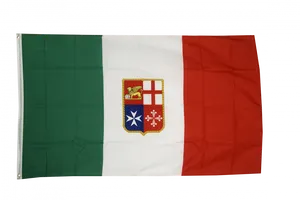 Italian Flagwith Coatof Arms PNG Image