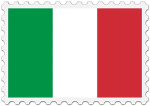 Italy National Flag Postage Stamp Design PNG Image