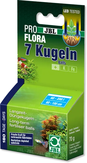 J B L Pro Flora7 Kugeln Fertilizer Balls Packaging PNG