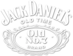 Jack Daniels Logo Blackand White PNG Image