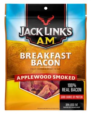 Jack Links A M Breakfast Bacon Package PNG Image