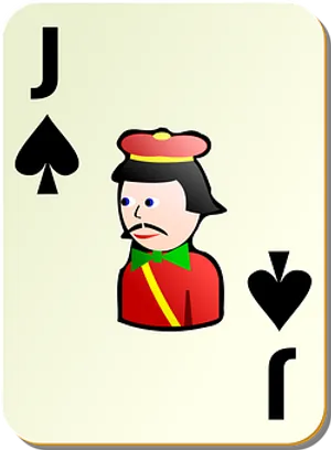 Jack_of_ Spades_ Playing_ Card PNG Image