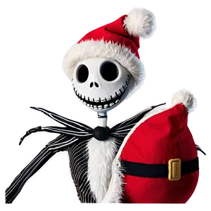 Jack Skellington Santa Costume Png Fdl77 PNG Image