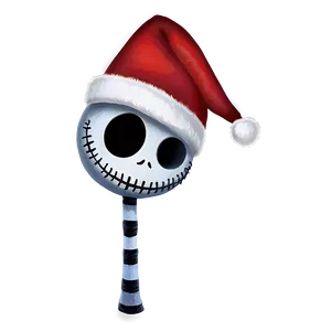 Jack Skellington Santa Hat Png 06292024 PNG Image