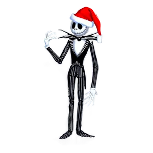 Jack Skellington Santa Hat Png Gcr53 PNG Image