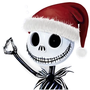 Jack Skellington Santa Smile Png Ejk2 PNG Image