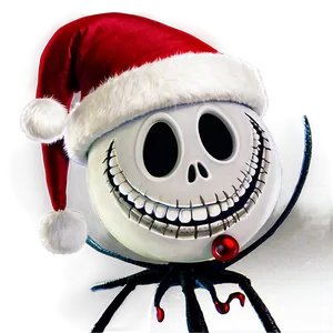 Jack Skellington Santa Smile Png Mcv45 PNG Image