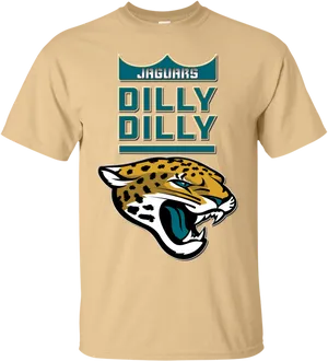 Jaguars Dilly Dilly Shirt PNG Image