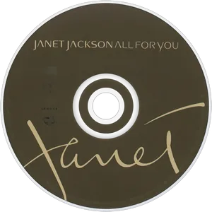 Janet Jackson All For You C D PNG Image