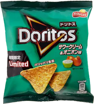 Japanese Limited Edition Doritos Packaging PNG Image