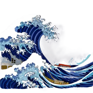 Japanese Wave Aesthetic Png Rii29 PNG Image