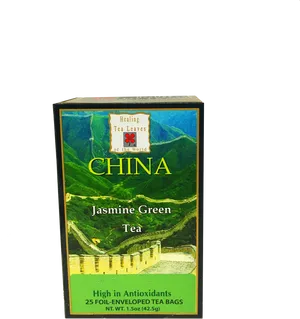 Jasmine Green Tea Box China PNG Image