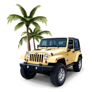 Jeep Life Palm Tree Png Twi PNG Image