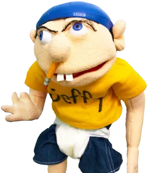 Jeffy Puppet Character PNG Image