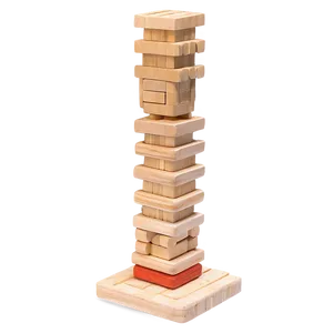 Jenga Tower Mid-game Png Ubh75 PNG Image