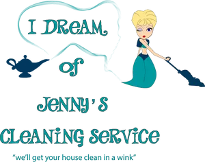 Jennys Cleaning Service Logo PNG Image