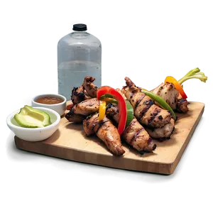 Jerk Chicken Fajitas Twist Png Qds75 PNG Image