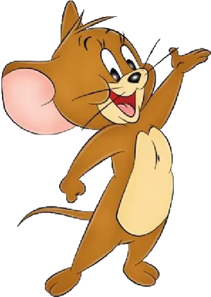 Jerry_ Mouse_ Happy_ Pose PNG Image