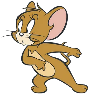 Jerry_ Mouse_ Standing PNG Image