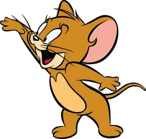 Jerry_ Mouse_ Winking PNG Image