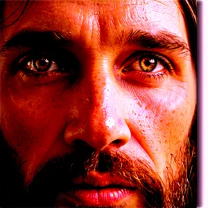 Jesus Face Close-up Png Amn PNG Image