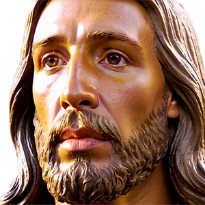 Jesus Face Close-up Png Scj52 PNG Image