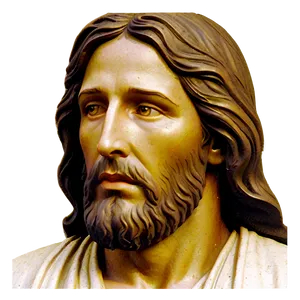 Jesus Face D PNG Image