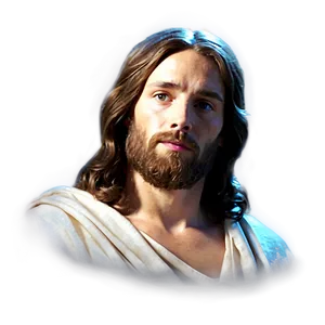 Jesus Face In Light Png Jpt PNG Image