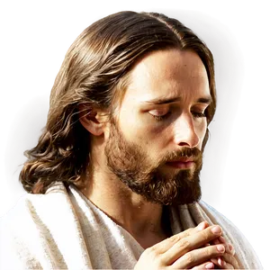 Jesus Face In Prayer Png 18 PNG Image