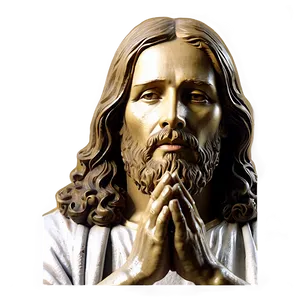 Jesus Face In Prayer Png Nln PNG Image