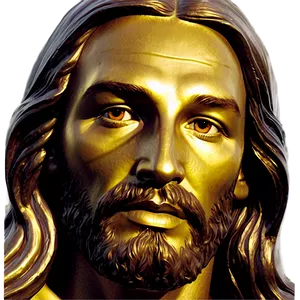 Jesus Face With Halo Png 90 PNG Image