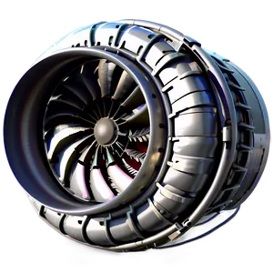 Jet Engine B PNG Image