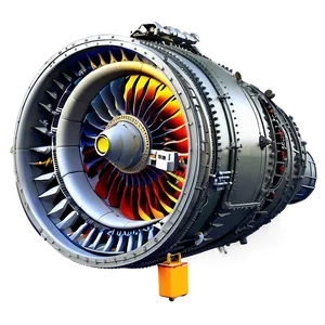 Jet Engine Cutaway View Png Svc PNG Image