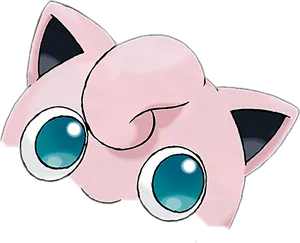 Jigglypuff Pokemon Character PNG Image