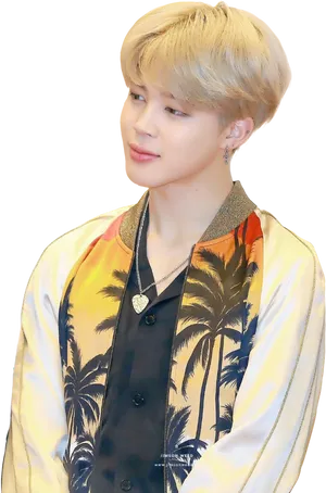 Jiminin Tropical Shirt PNG Image