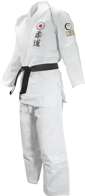 Jiu Jitsu Giwith Black Belt PNG Image