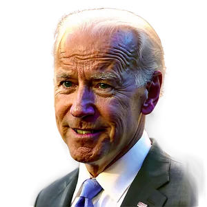 Joe Biden Close-up Png Mtg PNG Image