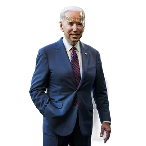 Joe Biden In Suit Png Dat PNG Image