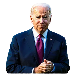 Joe Biden Serious Expression Png Trc PNG Image